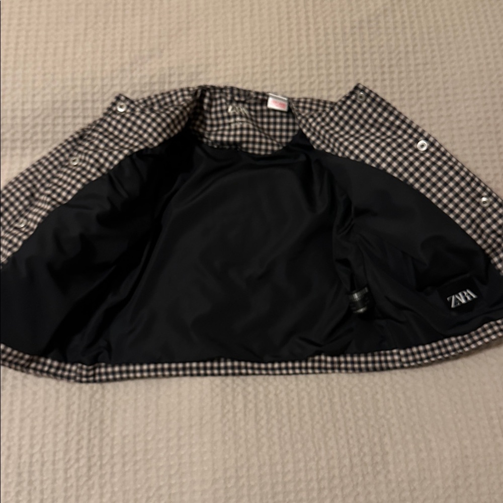 Zara toddler checkered Jacket - Picture 2 of 5